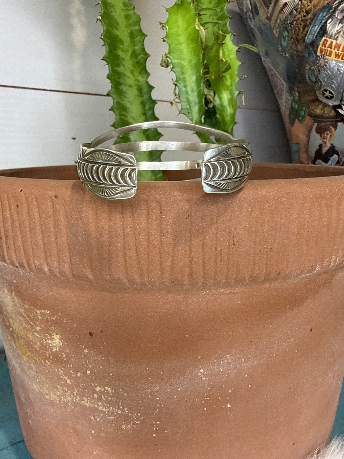 Wilbert Benally 4 Wire Cuff