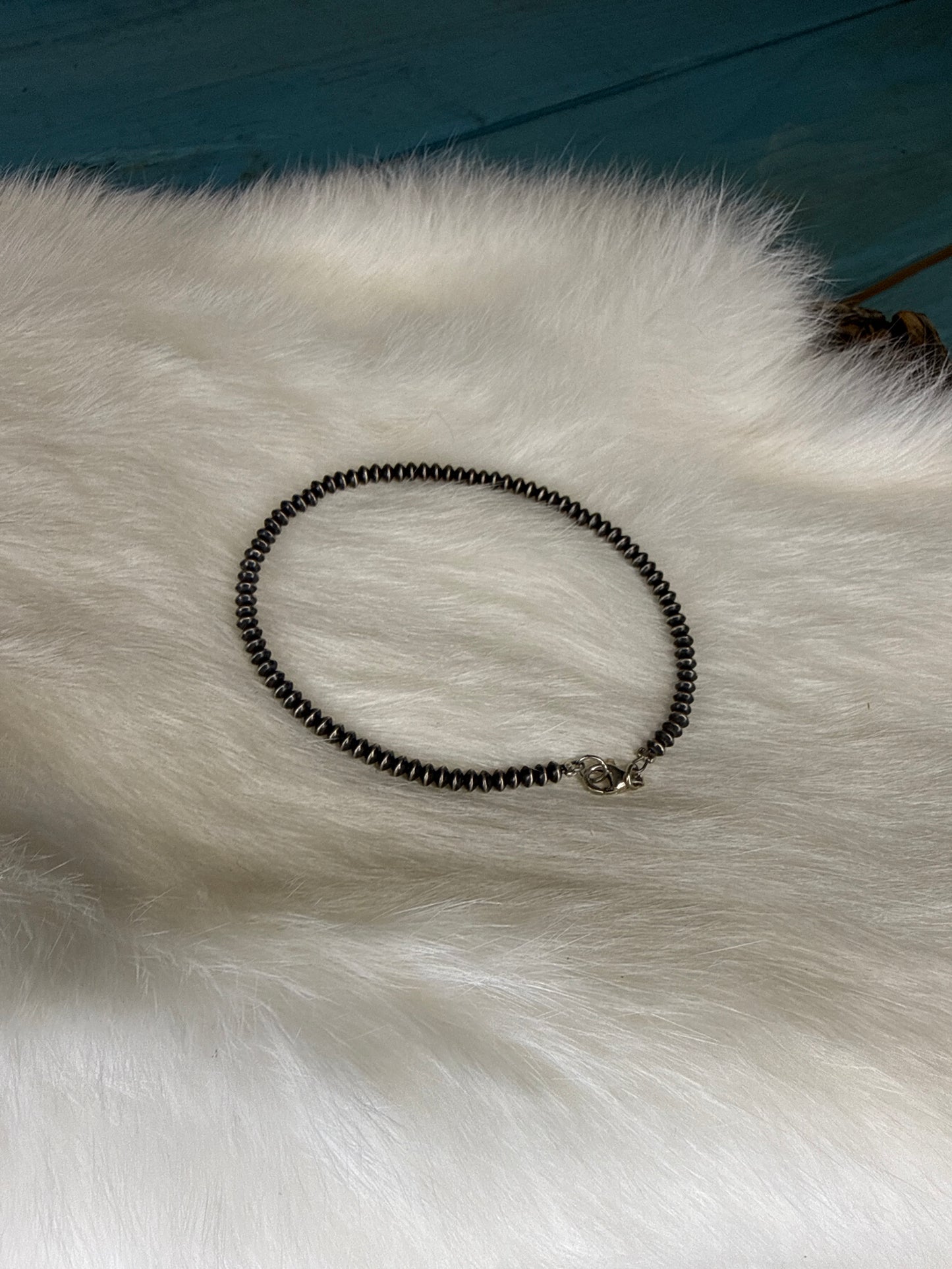 3mm Saucer Bead Bracelet with Clasp