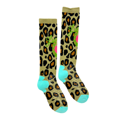Lucky Leopard - Lucky Chuck® Boot Socks