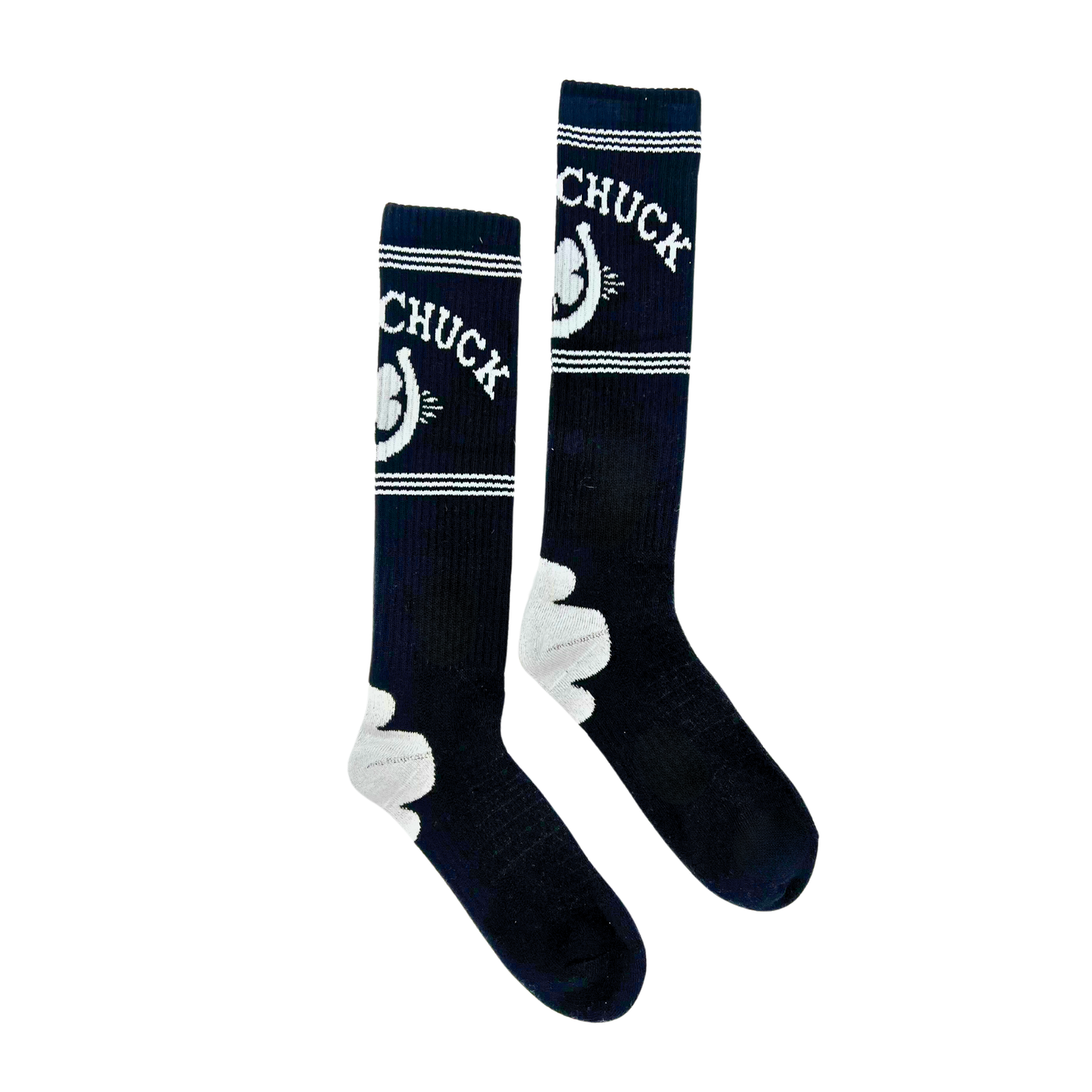 Retro Lucky Chuck® Boot Socks, Black