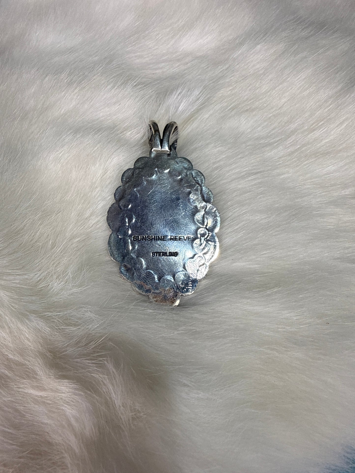 Sunshine Reeves White Buffalo Pendant