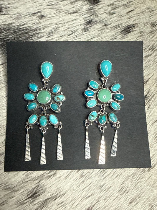 Federico Jimenez Multi Stone Earrings