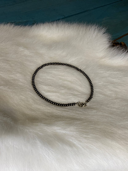 3mm Saucer Bead Bracelet with Clasp