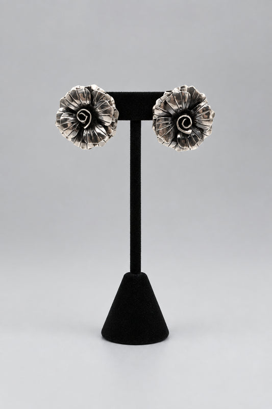 Rose Earrings by Federico Jimenez