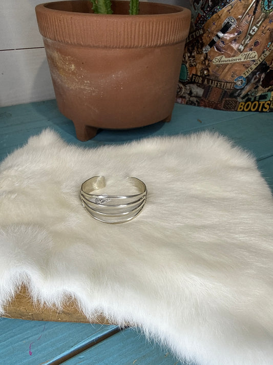 Wilbert Benally 4 Wire Cuff