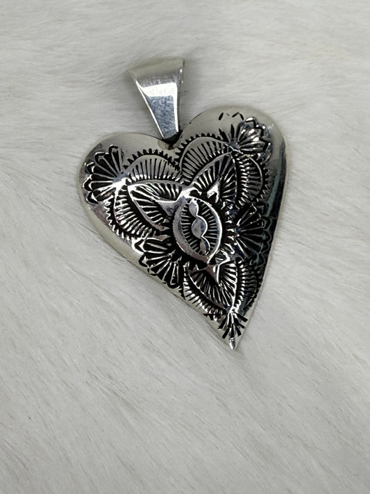 Shirley Skeets Heart Pendant