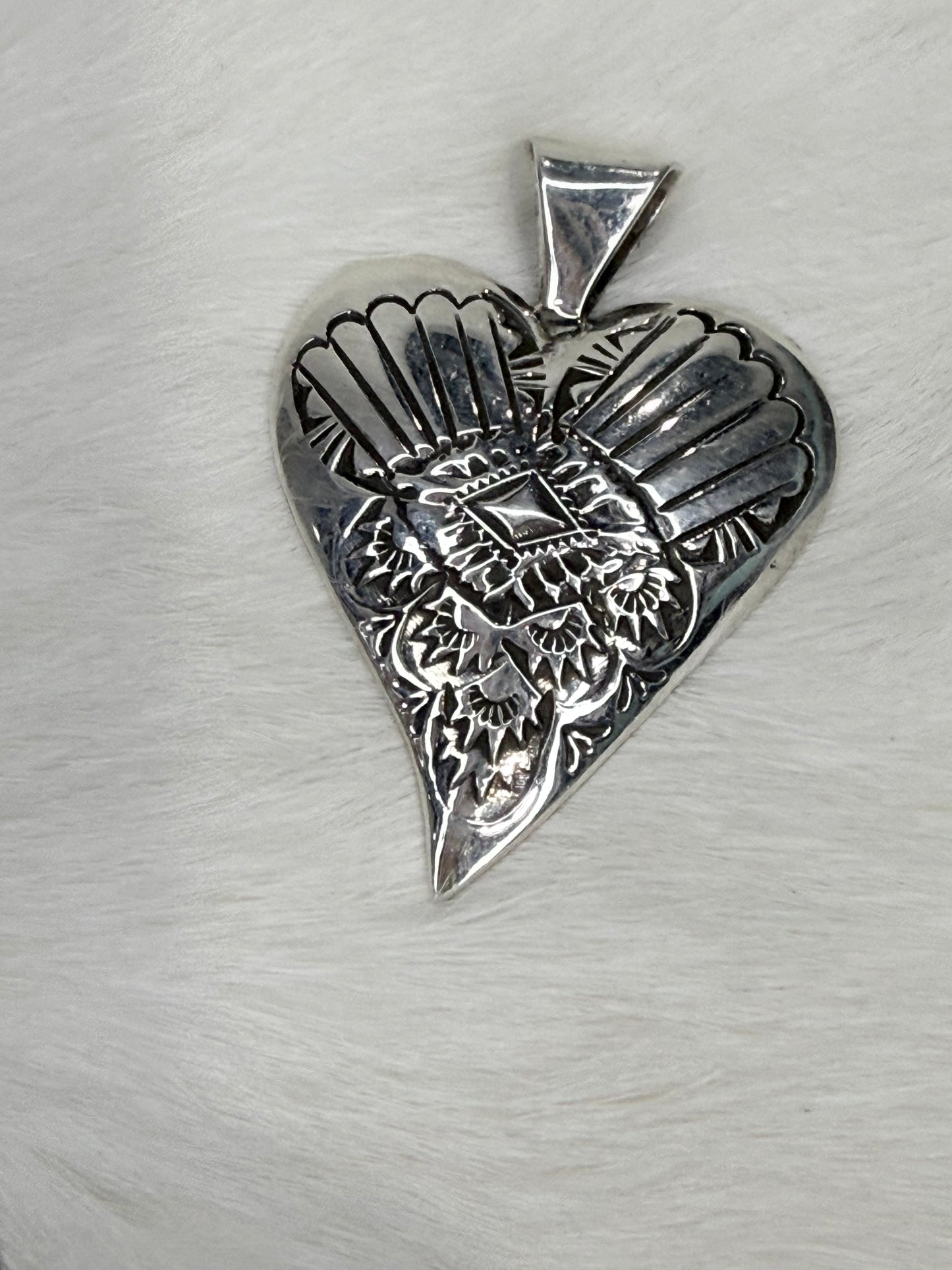 Shirley Skeets Heart Pendant