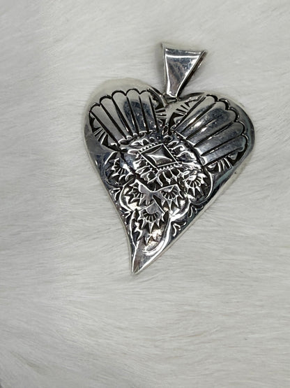 Shirley Skeets Heart Pendant