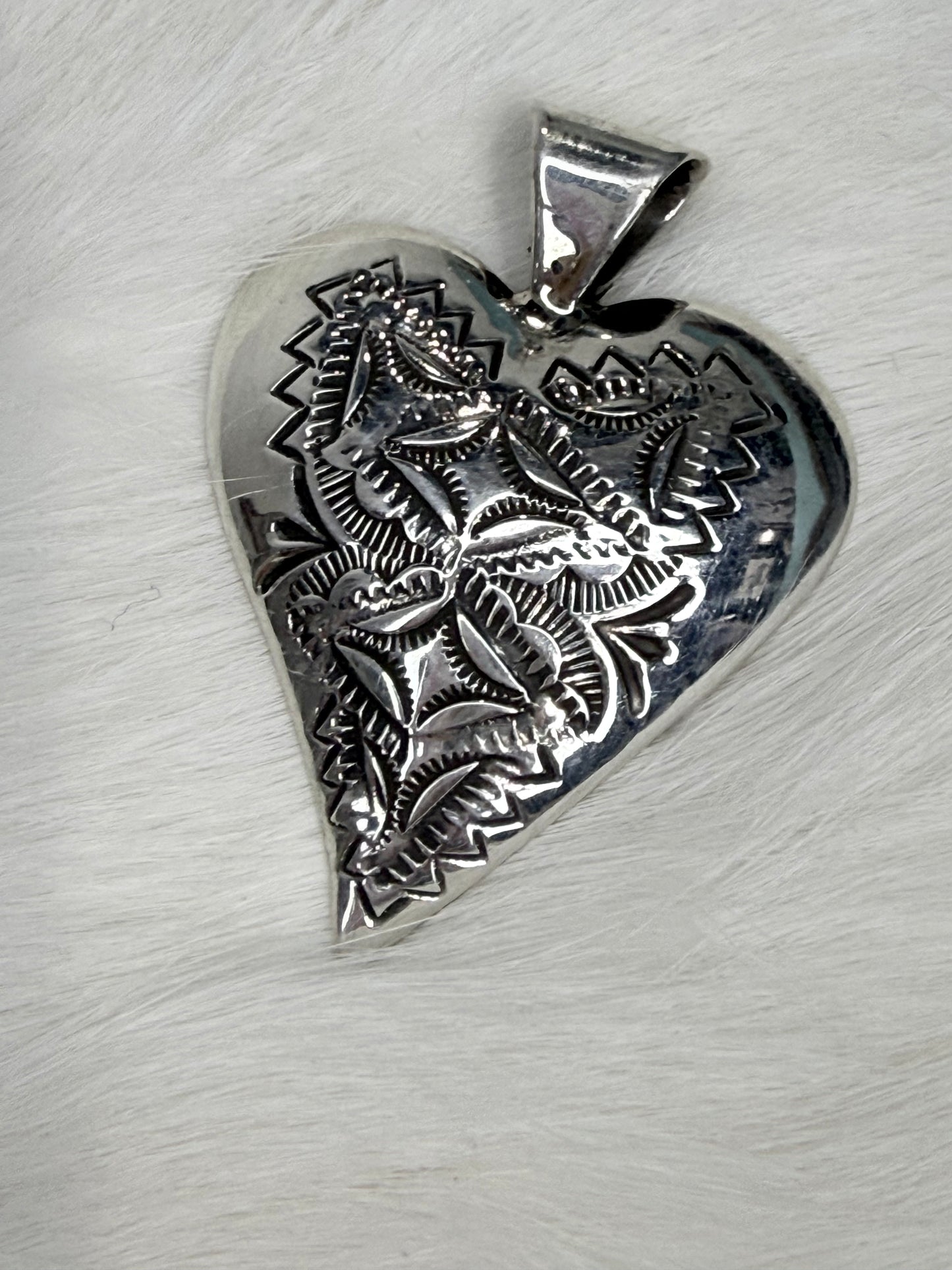 Shirley Skeets Heart Pendant