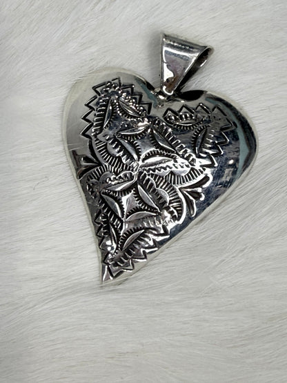 Shirley Skeets Heart Pendant
