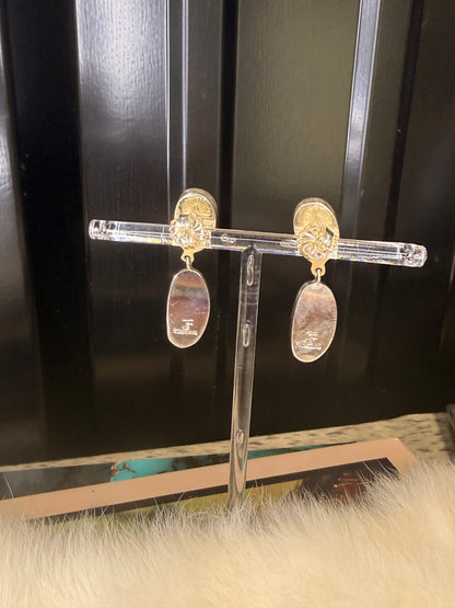 Federico Jimenez Turquoise Dangle Earrings