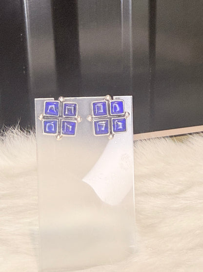 Federico Jimenez 4 Square Earrings