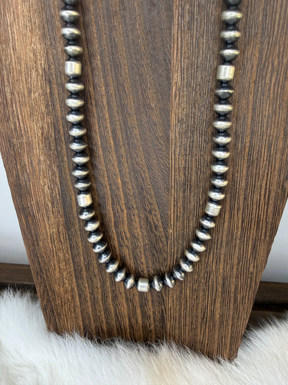 Tonisha Haley Handmade Navajo Pearls 24" with Matching Earrings