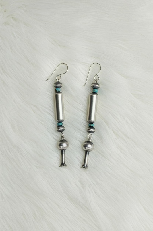 Tonisha Haley Kingman &  Sterling Silver Earrings with Blossom!